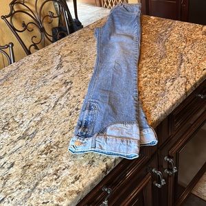 Revice Farrah Blue Muse Jeans Size 24  High Waist Straight Leg Zipper Ankle